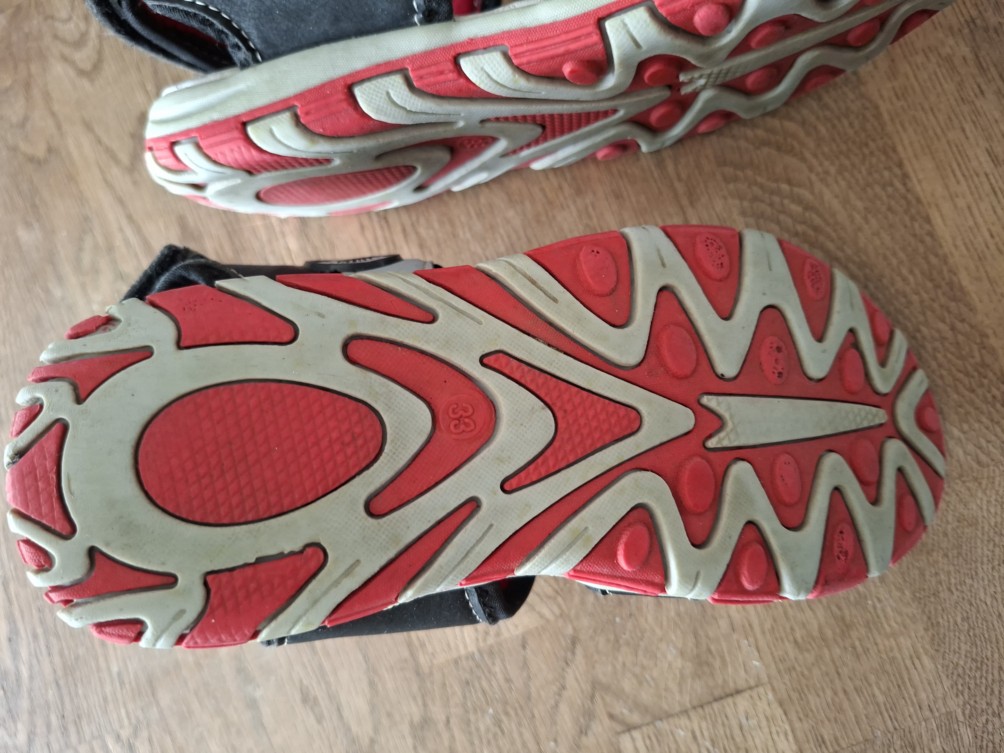 Play Your Game sandalen zwart/rood jongens maat 33