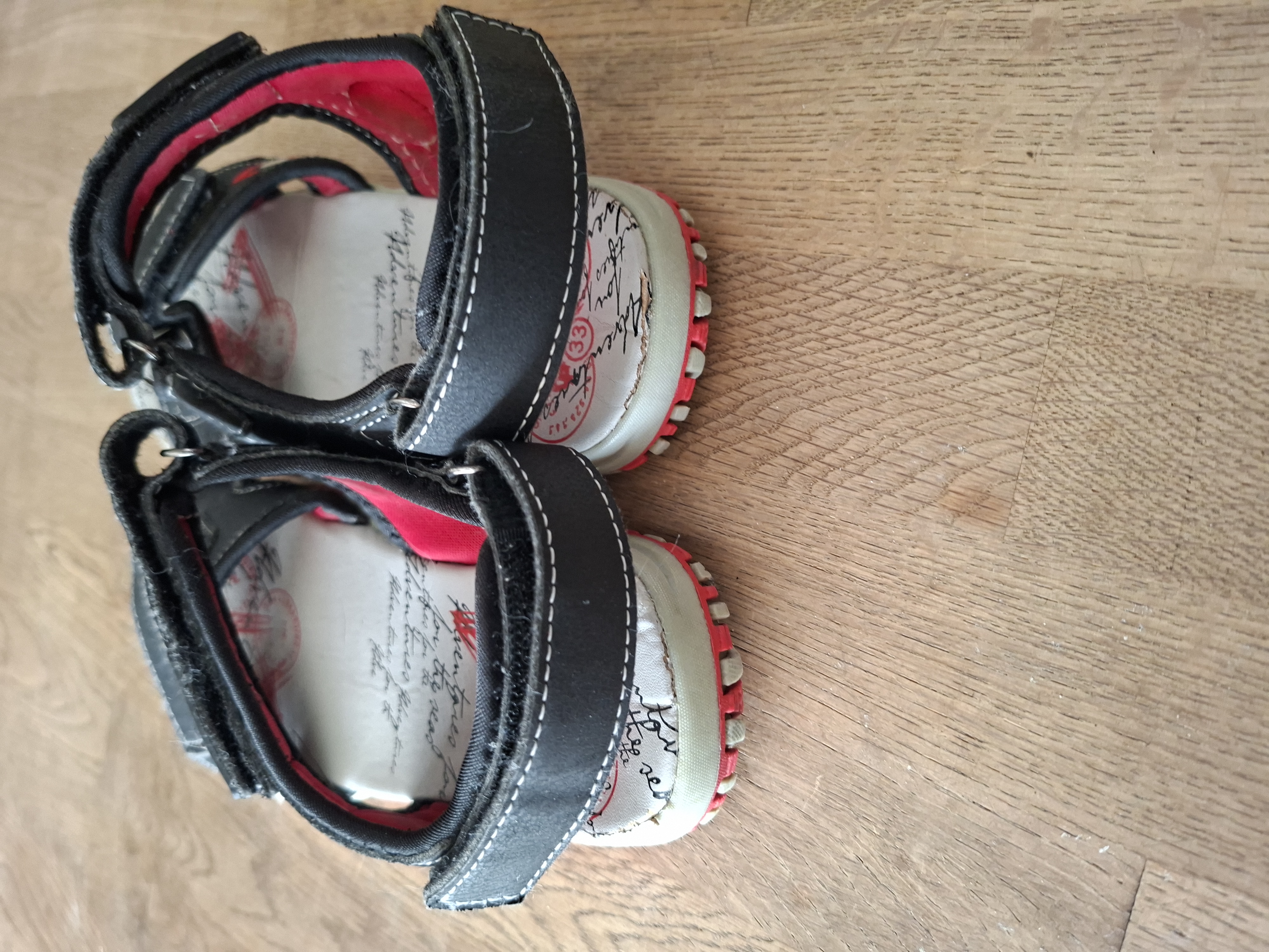 Play Your Game sandalen zwart/rood jongens maat 33