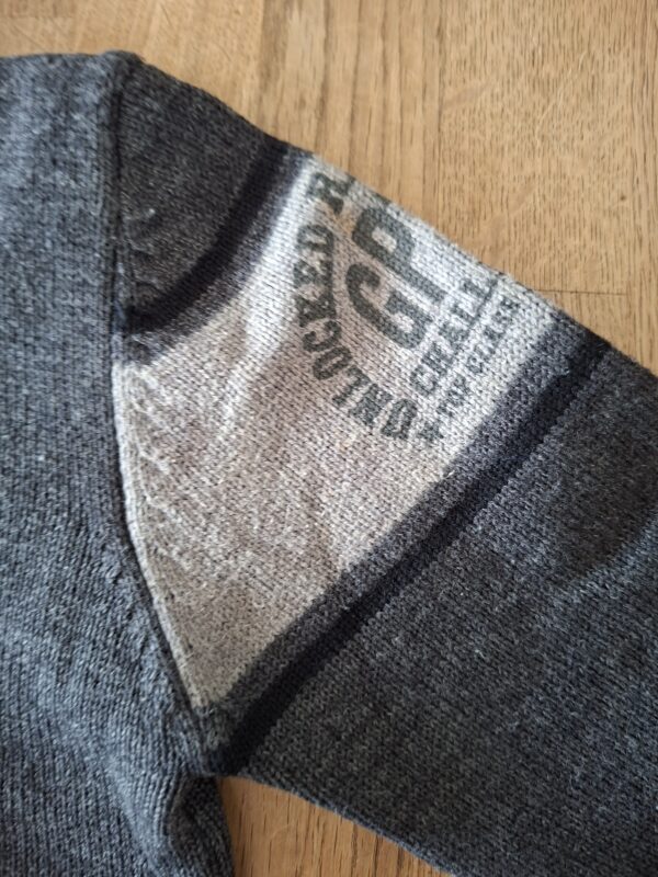 Unlocked gebreide vest grijs GP73 jongens maat 116/122