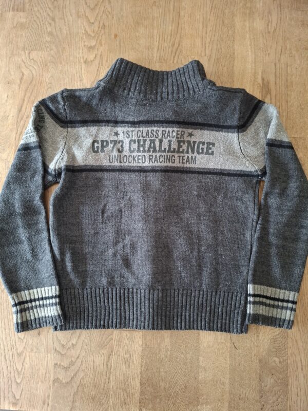 Unlocked gebreide vest grijs GP73 jongens maat 116/122