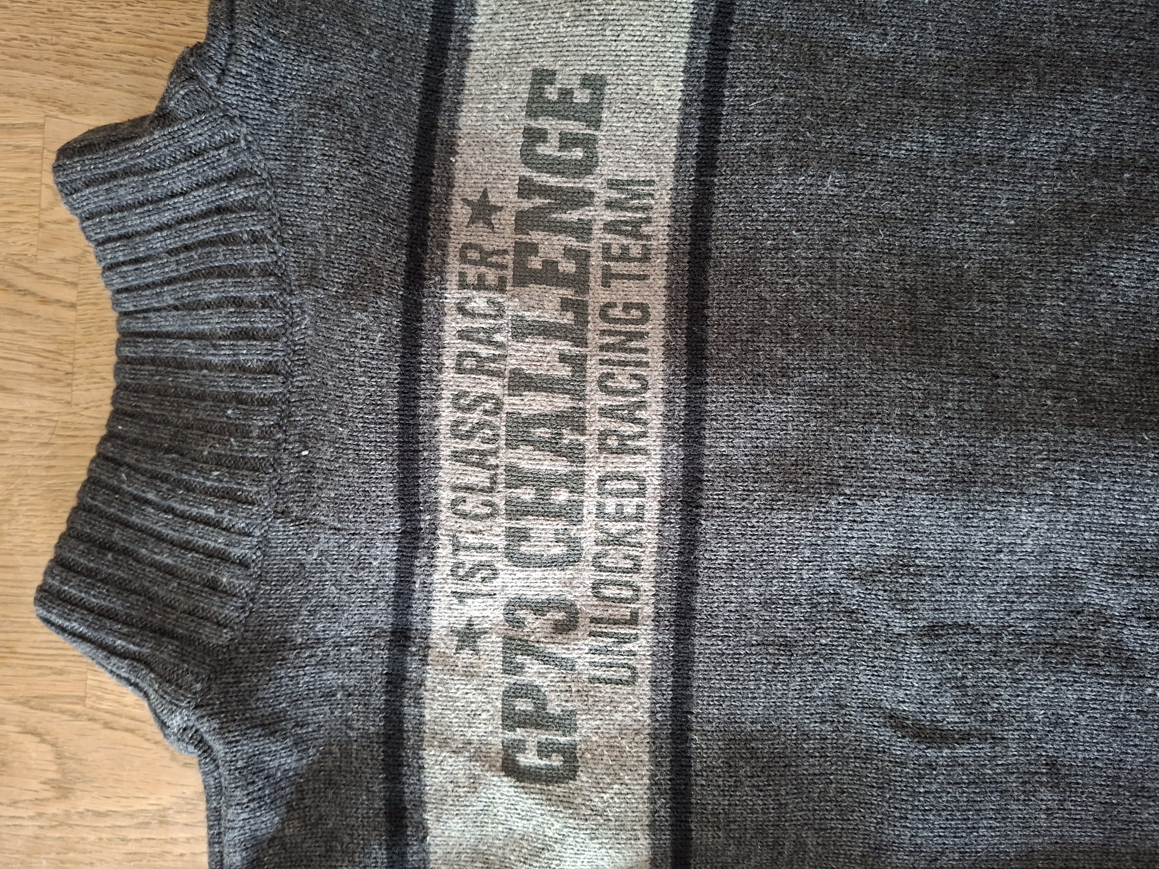 Unlocked gebreide vest grijs GP73 jongens maat 116/122