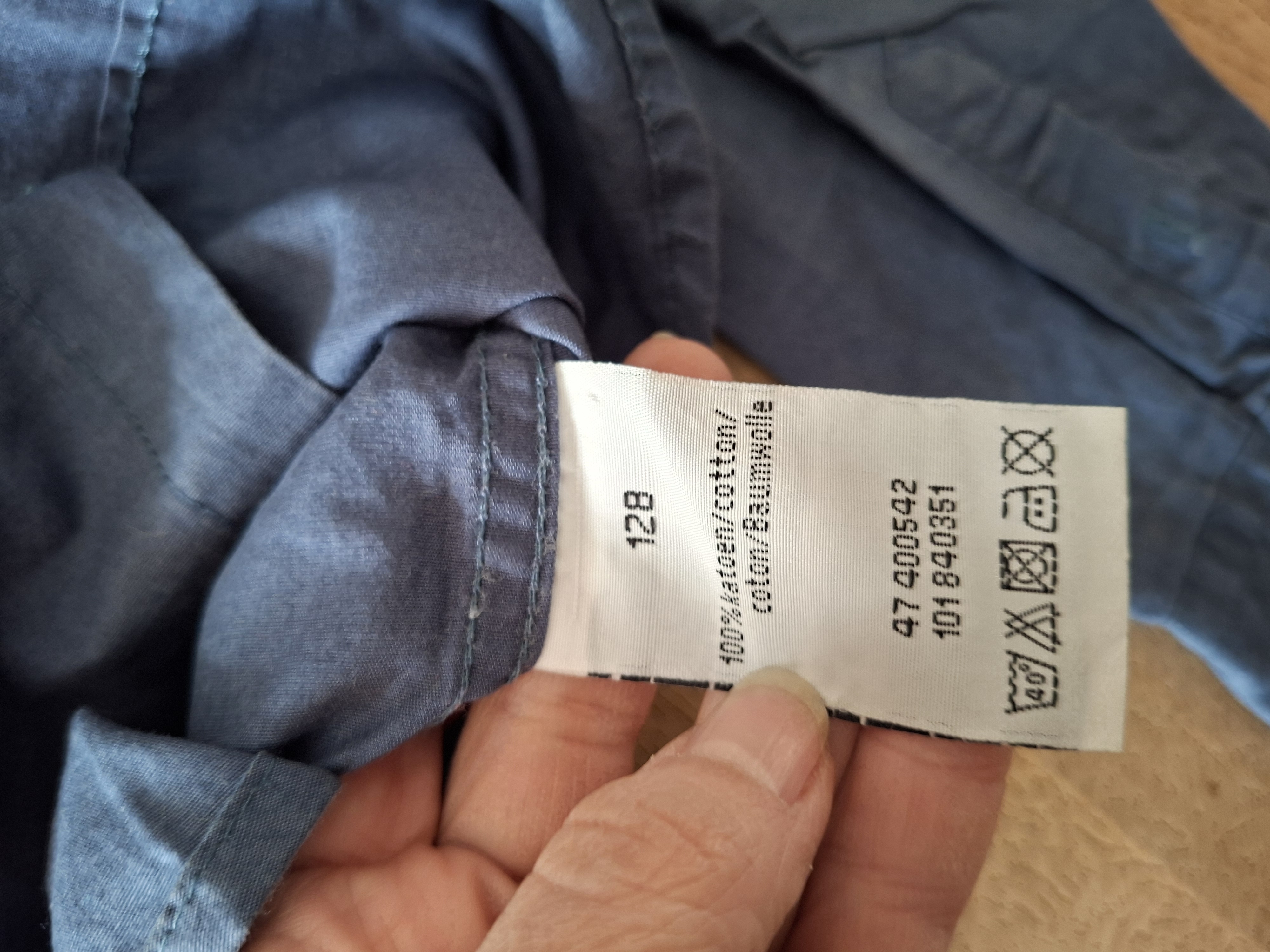 Øiboi overhemd donkergrijs Aviation Dept jongens maat 128