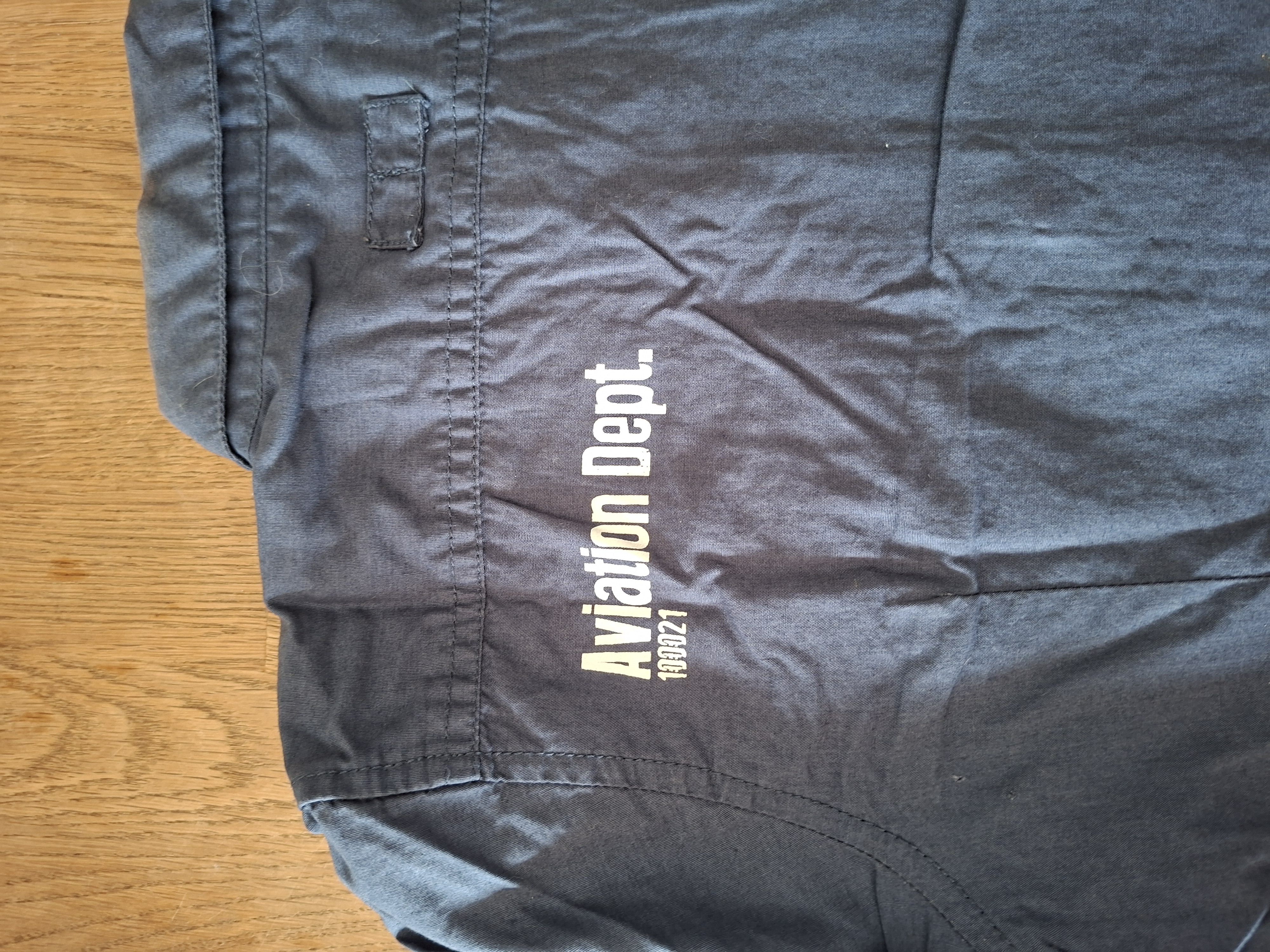 Øiboi overhemd donkergrijs Aviation Dept jongens maat 128