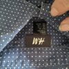 H&M overhemd donkerblauw ruitjesprint