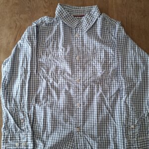 L.O.G.G. by H&M overhemd wit blauw ruitjes