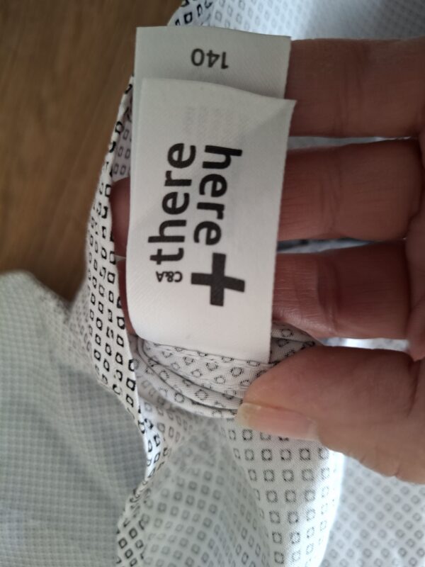 Quiksilver overhemd wit/zwart met print