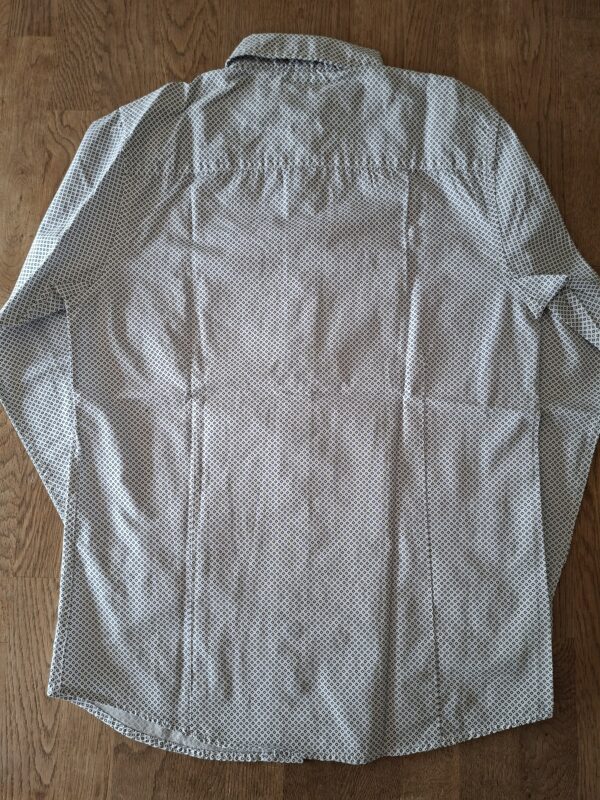 Quiksilver overhemd wit/zwart met print