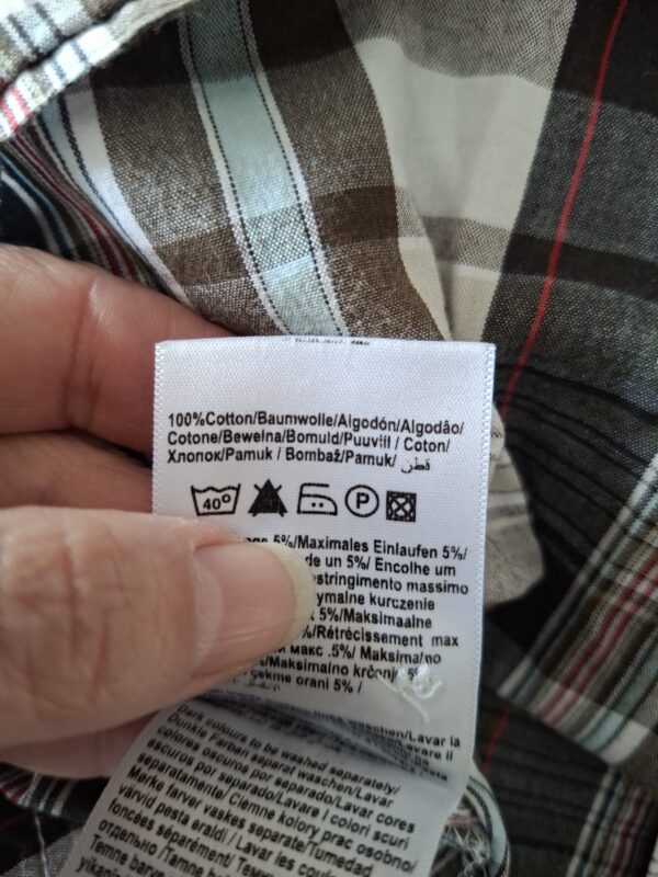 Ravagio overhemd blauw/wit/rood geruit