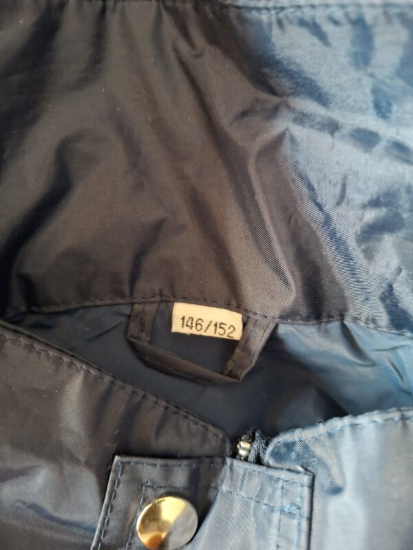 Regenjas met reflectie donkerblauw