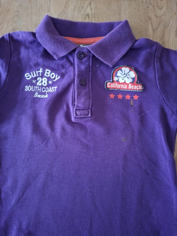 Just Small poloshirt paars Surf Boy California Beach