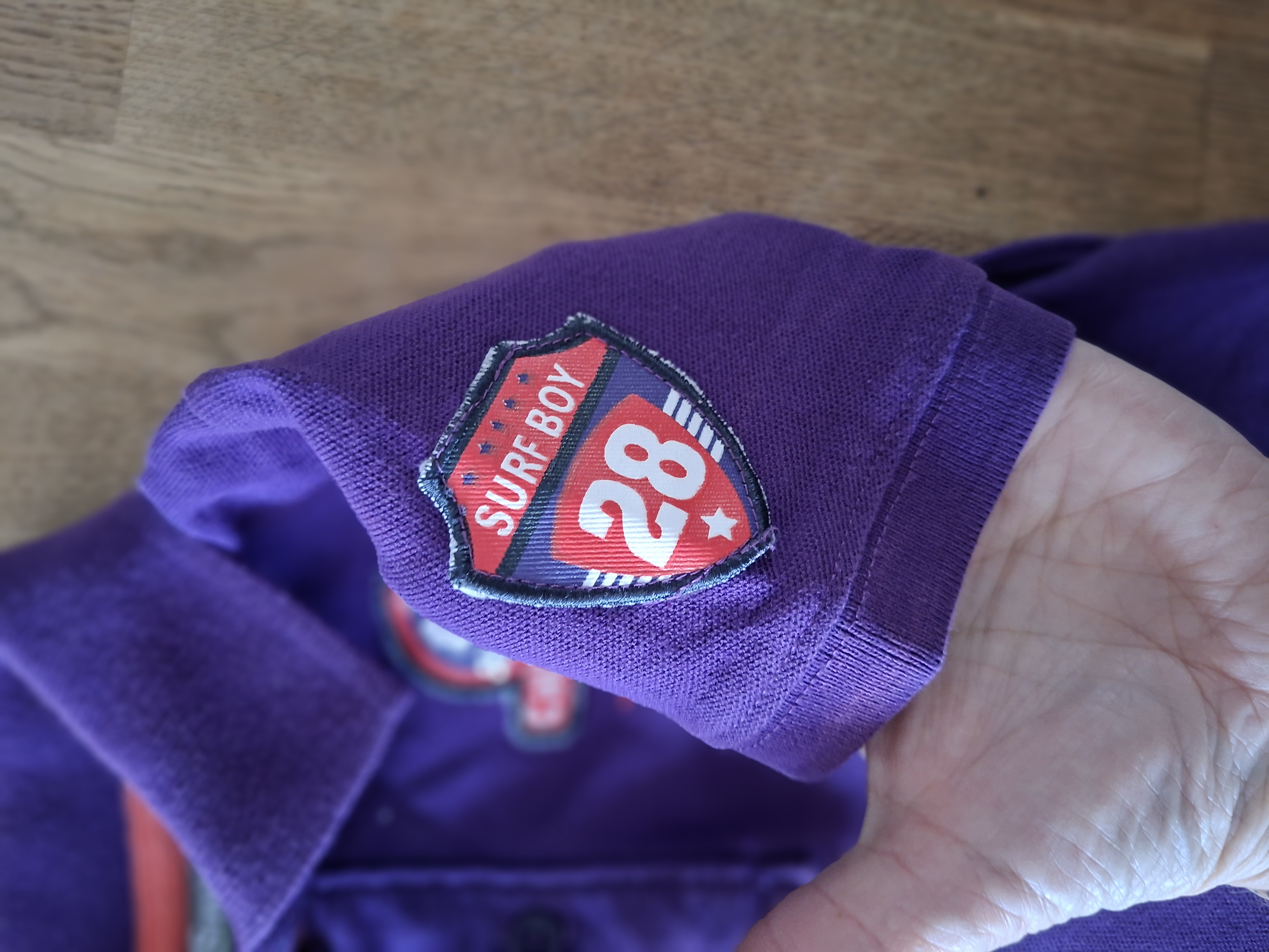 Just Small poloshirt paars Surf Boy California Beach