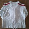 20260329_162011 Mexx vest wit met rode strepen en rits