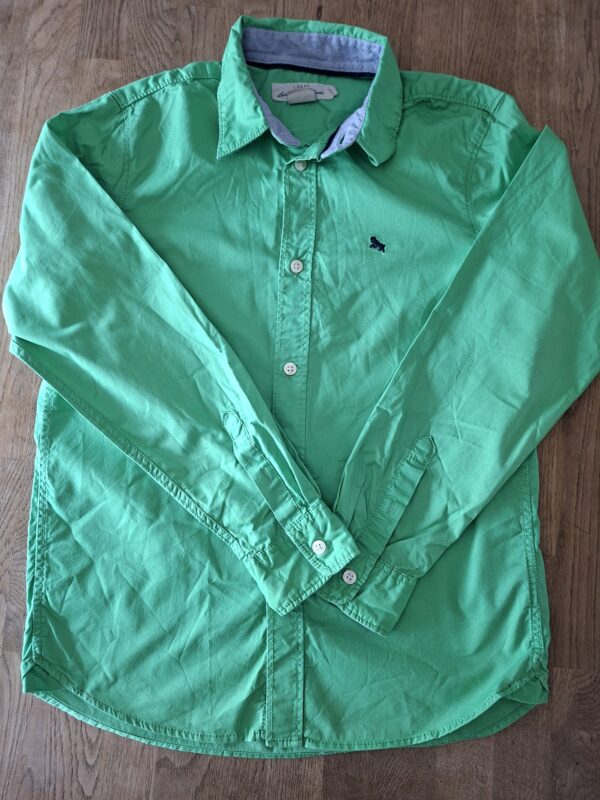 20260329_162802 L.O.G.G. by H&M overhemd felgroen met leeuw borduursel