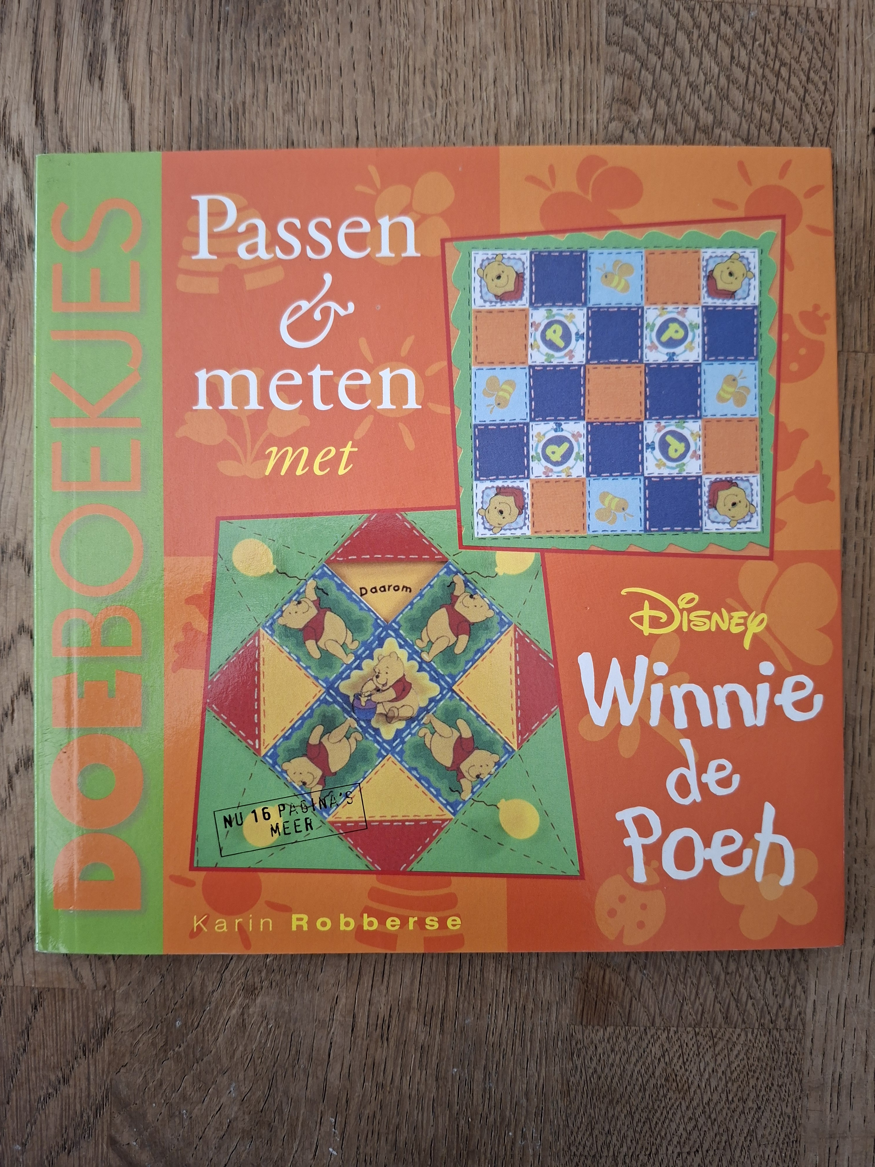Doeboekjes: Passen & meten met Winnie de Poeh - Karin Robberse (hardcover)