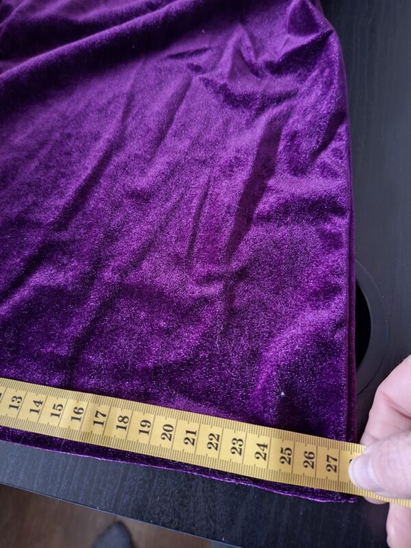 Shein Wijde Broek Satijn Aubergine Maat M (38)