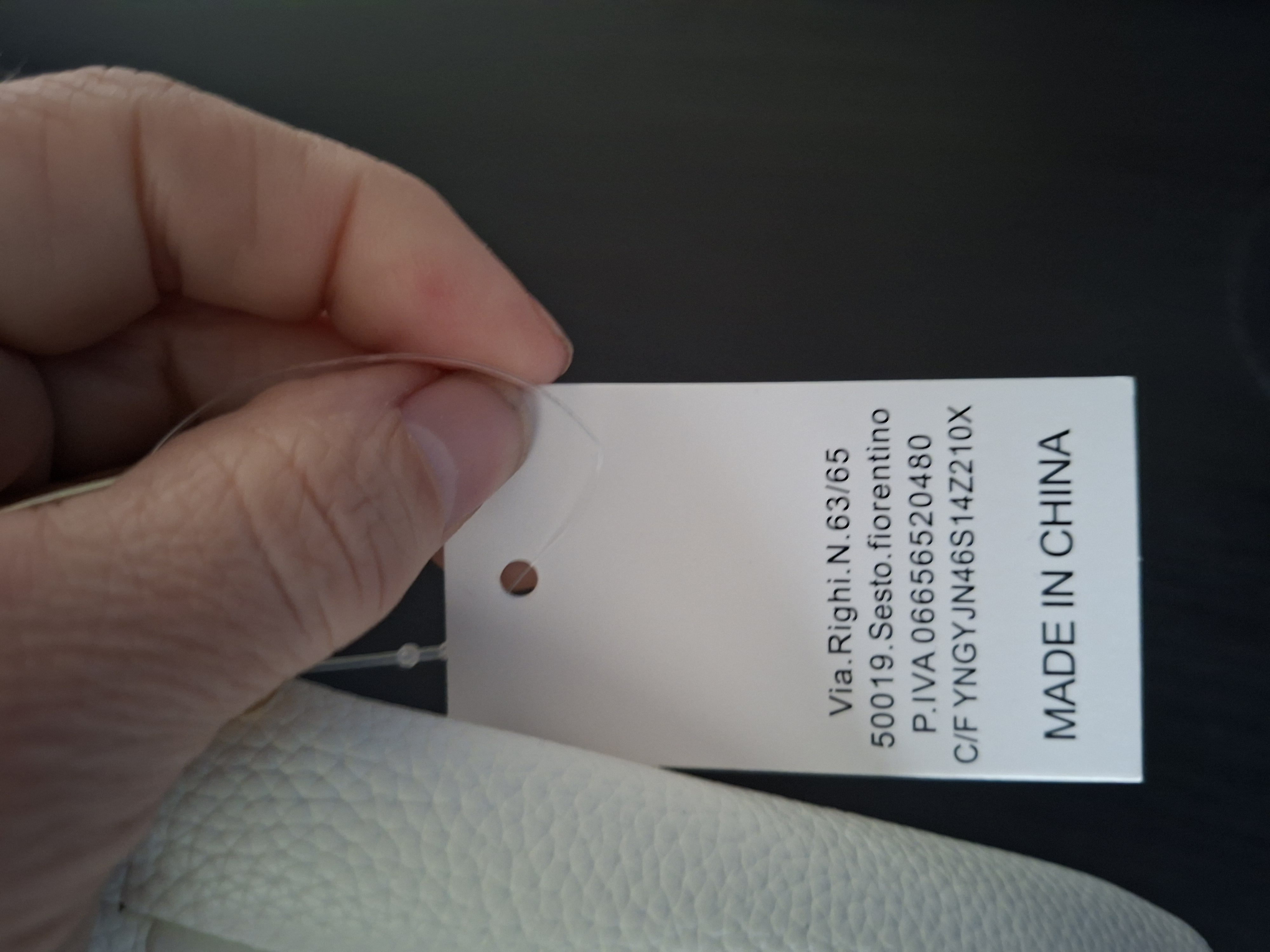 Schoudertas Baguette Wit met Goudkleurige Details