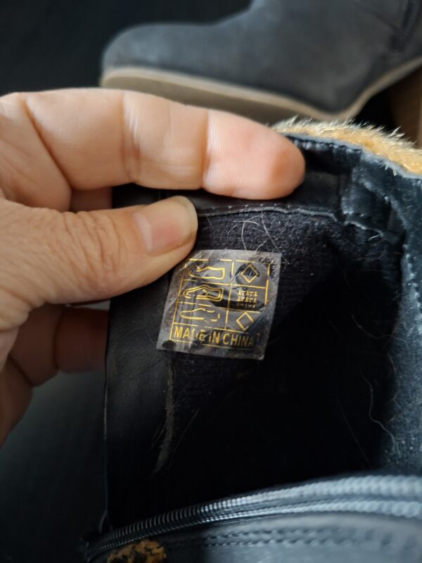 Fabs Enkellaarzen Luipaardprint Zwart Maat 36