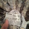 Zeeman jurk slangenprint beige/zwart maat 48