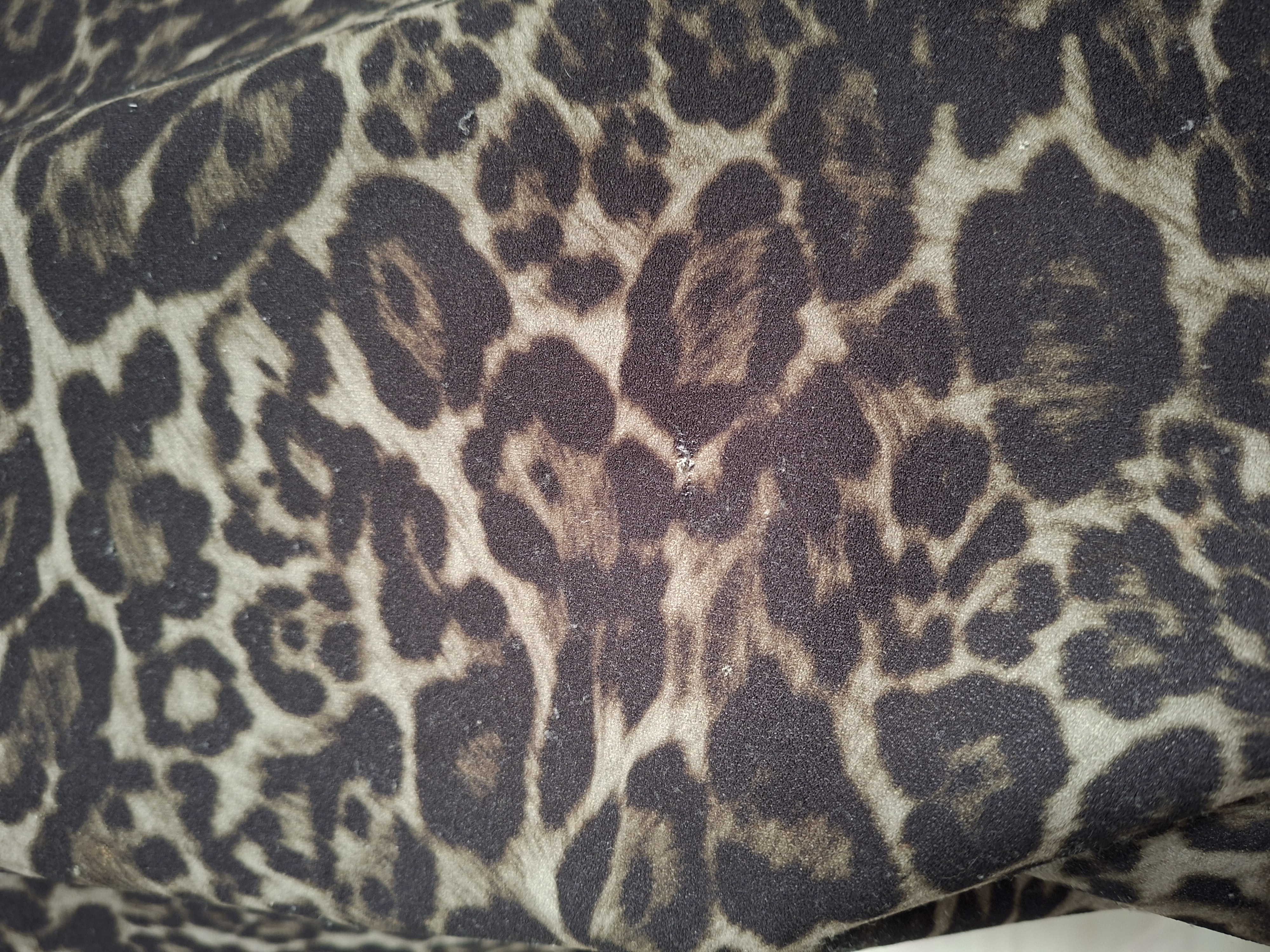 Jurk luipaardprint groen/zwart