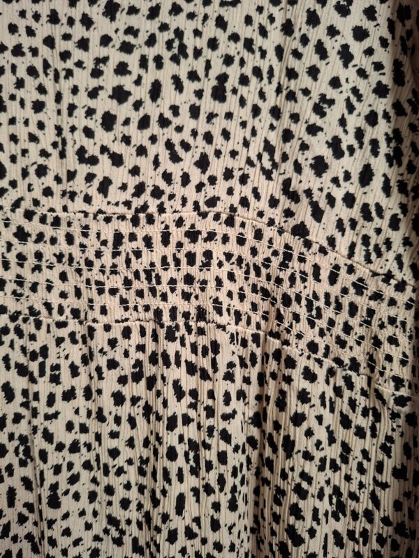 Zeeman jurk luipaardprint beige/zwart maat 46