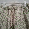 Broek luipaardprint beige/groen maat one size