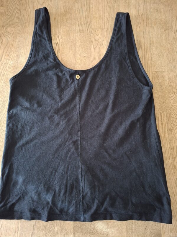 10 Days Amsterdam zwart topje wikkelrug maat M