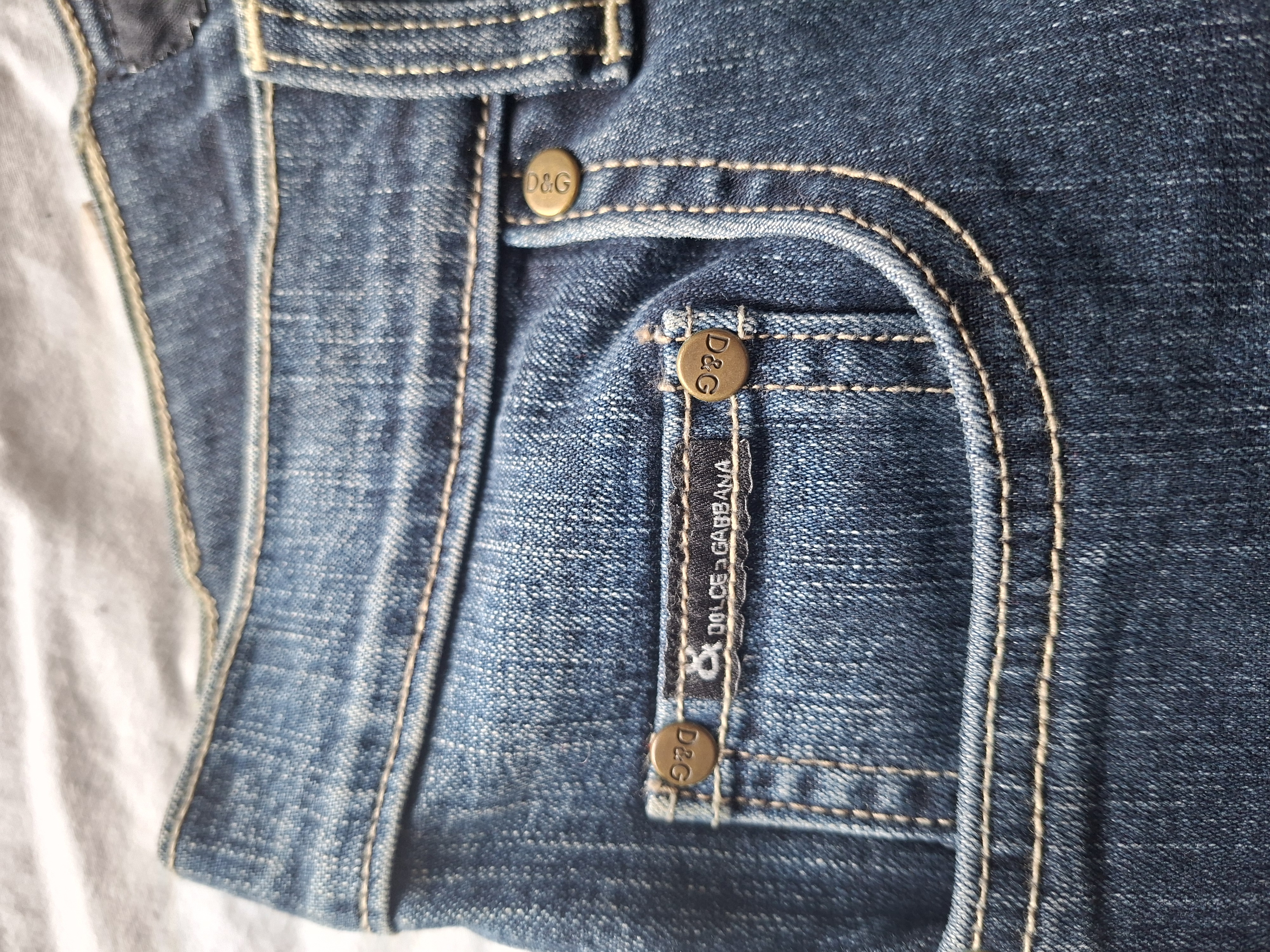 Dolce & Gabbana D&G spijkerbroek donkerblauw maat 38