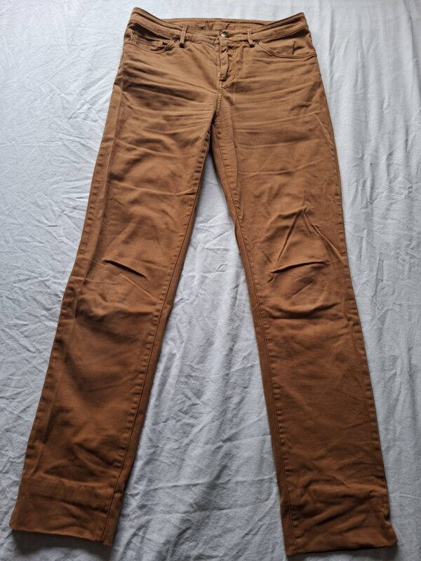 Esprit cognac high rise slim broek