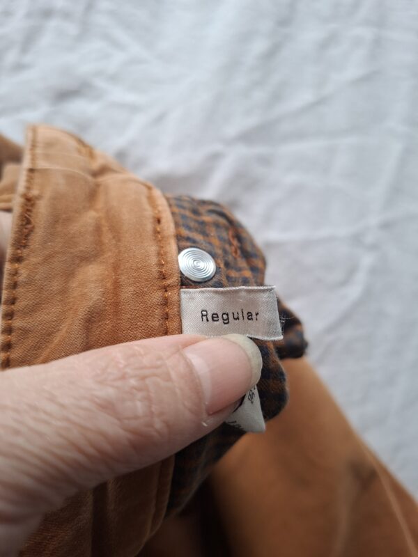 Esprit cognac high rise slim broek