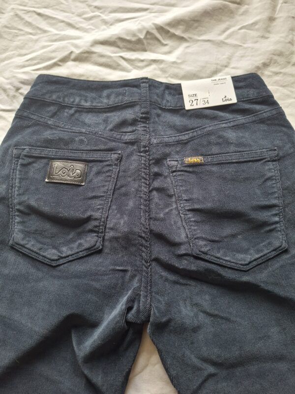 Lois donkerblauwe ribbroek maat 27/34 Made in Spain
