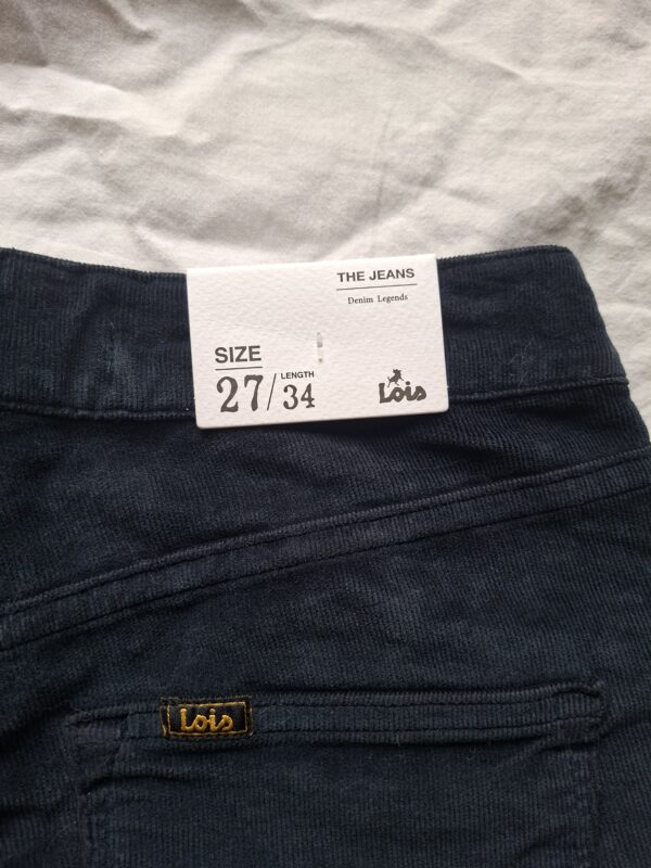 Lois donkerblauwe ribbroek maat 27/34 Made in Spain