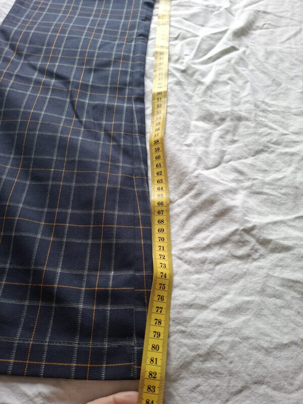 Paul Frank donkerblauwe geruite flared broek