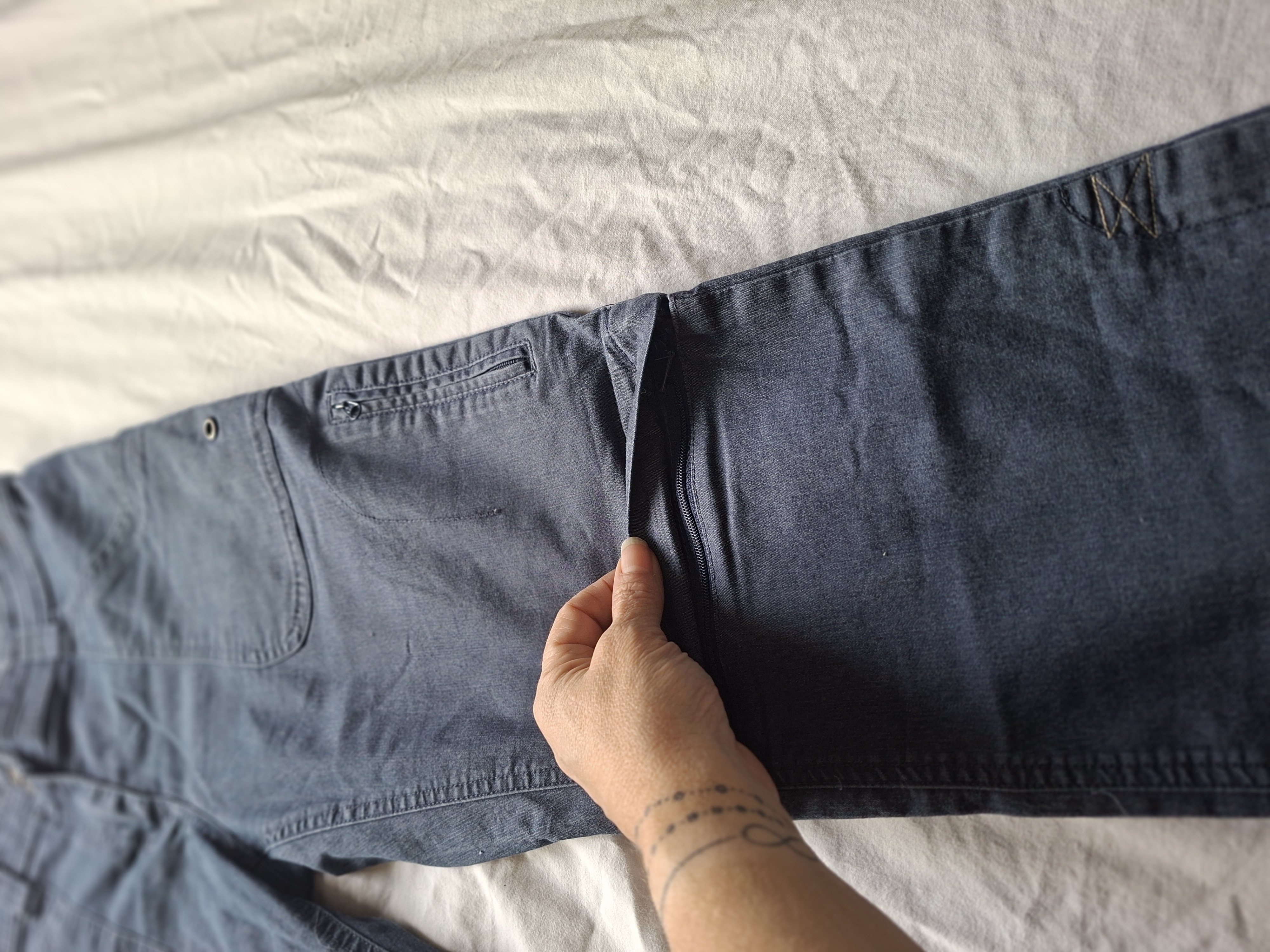 Quechua grijze dames afritsbroek