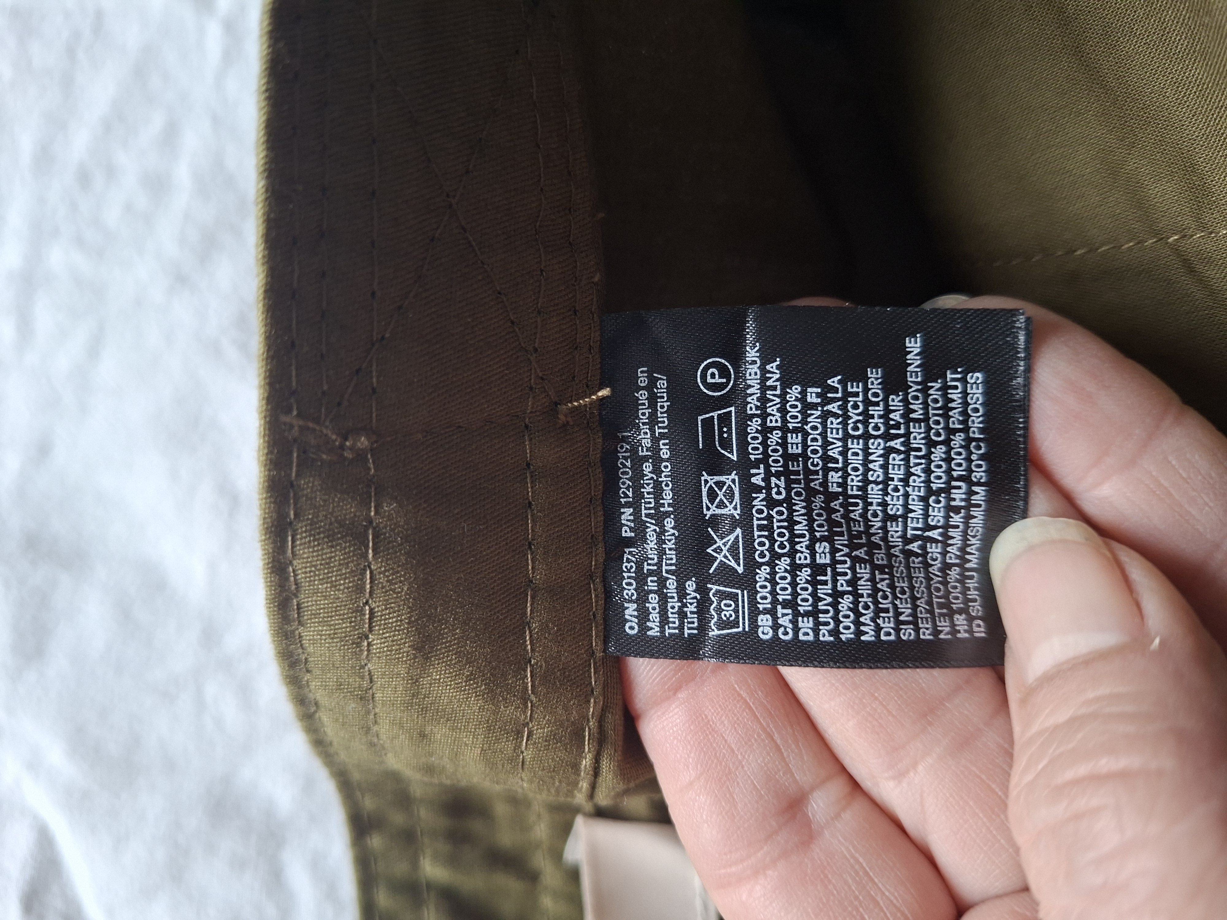 H&M olijfgroene wide leg broek NIEUW