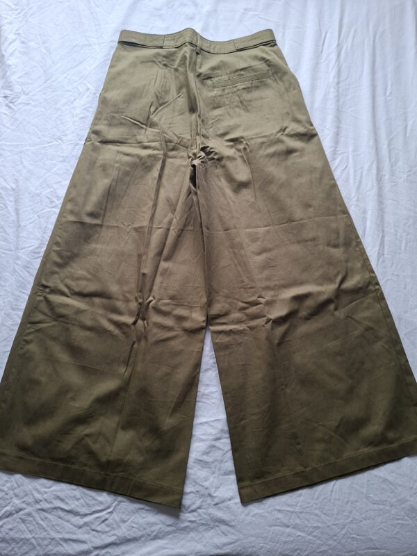 H&M olijfgroene wide leg broek NIEUW