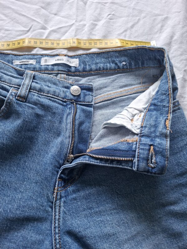 Mango New Mom lichtblauwe spijkerbroek