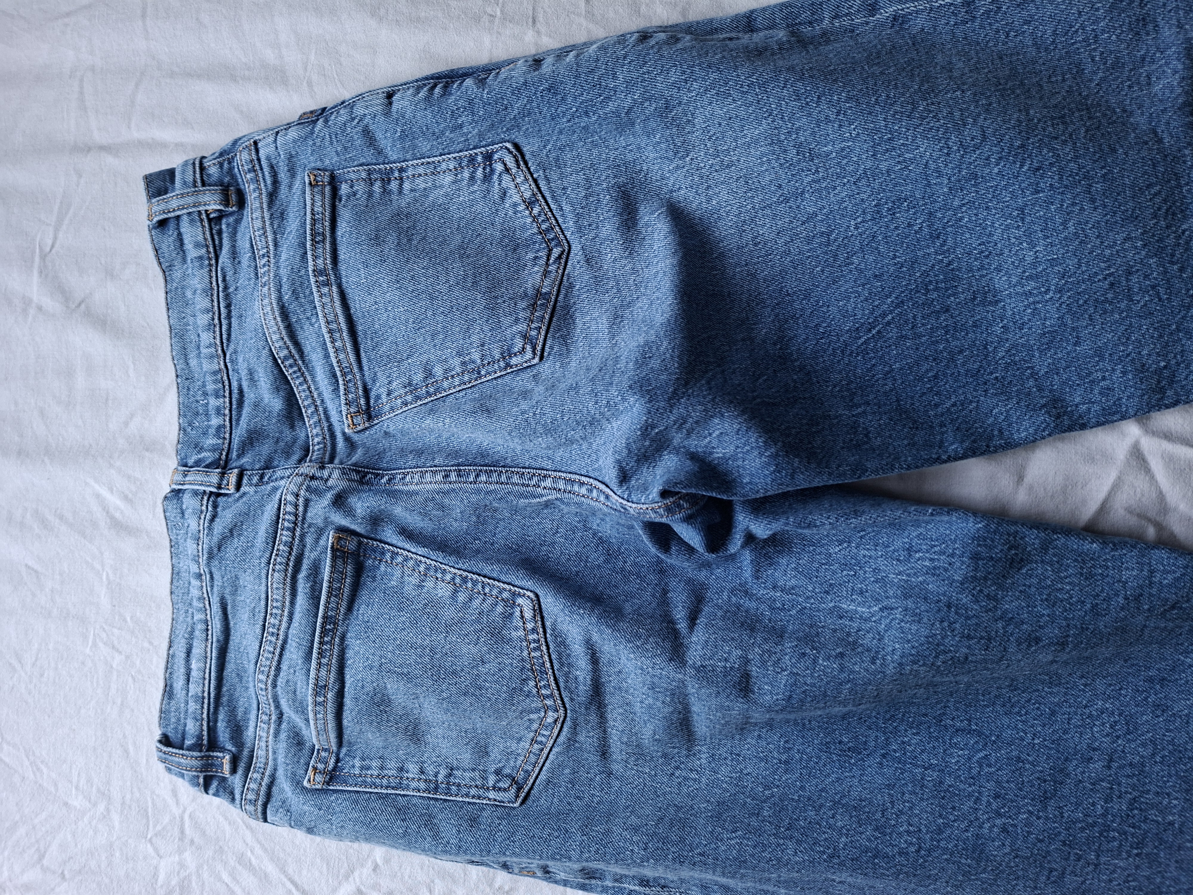 Mango New Mom lichtblauwe spijkerbroek