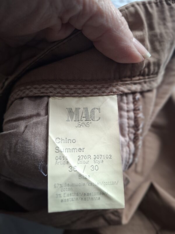 MAC taupe chino broek