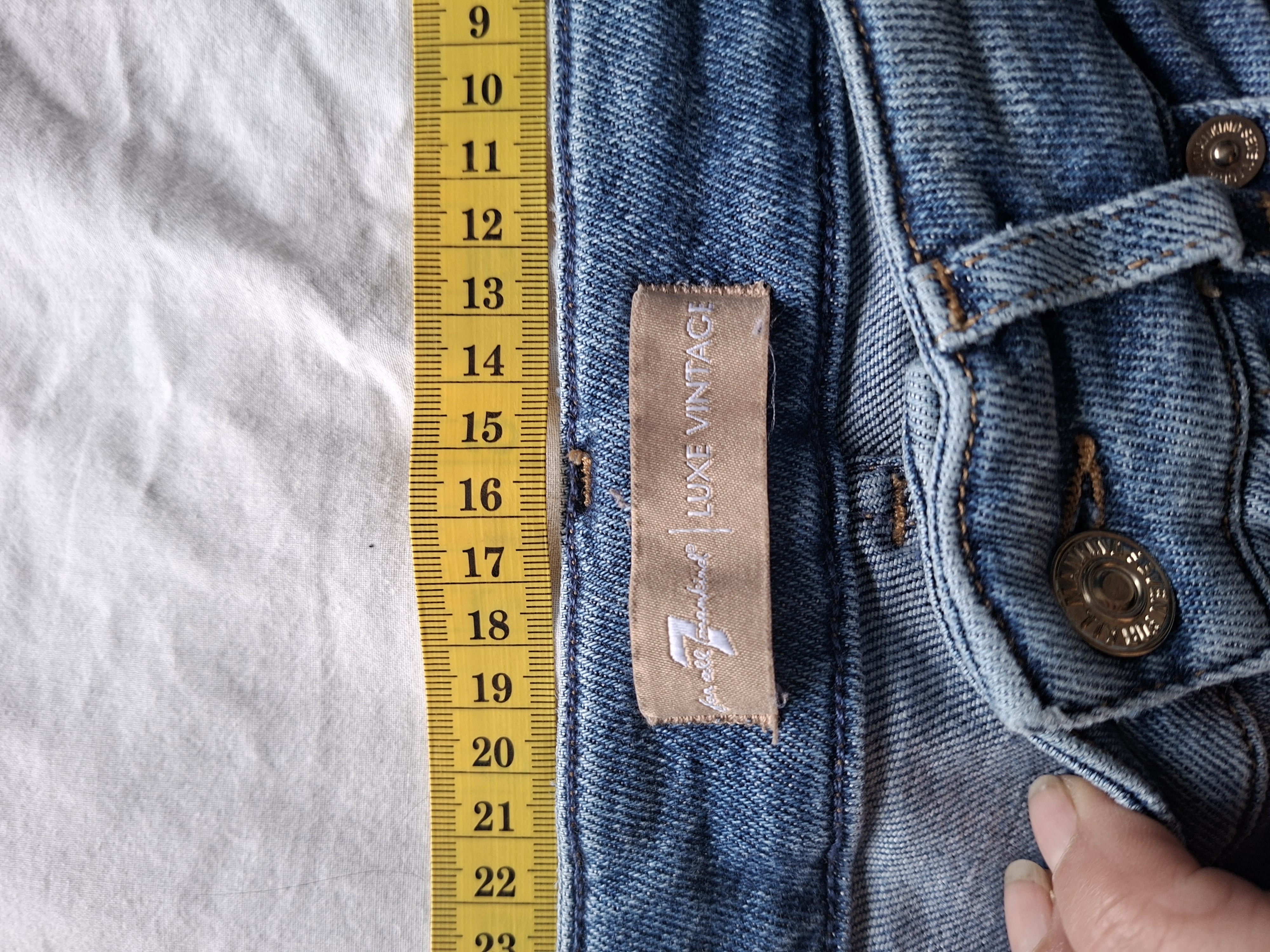 7 For All Mankind Luxe Vintage lichtblauwe spijkerbroek