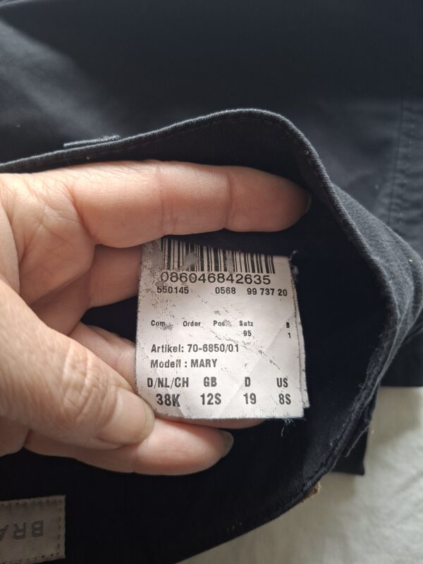 Brax Slim Line zwarte spijkerbroek