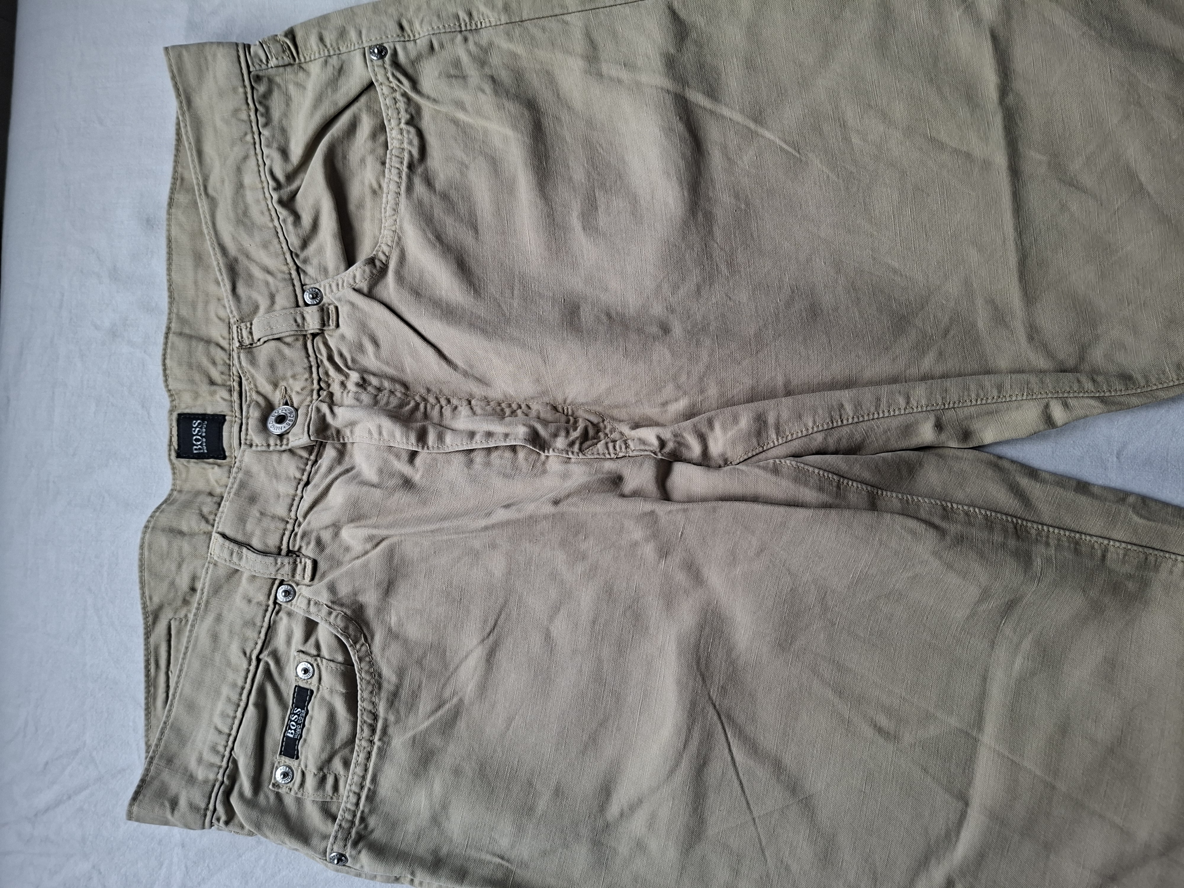 Hugo Boss Texas heren chino zand maat 34/34