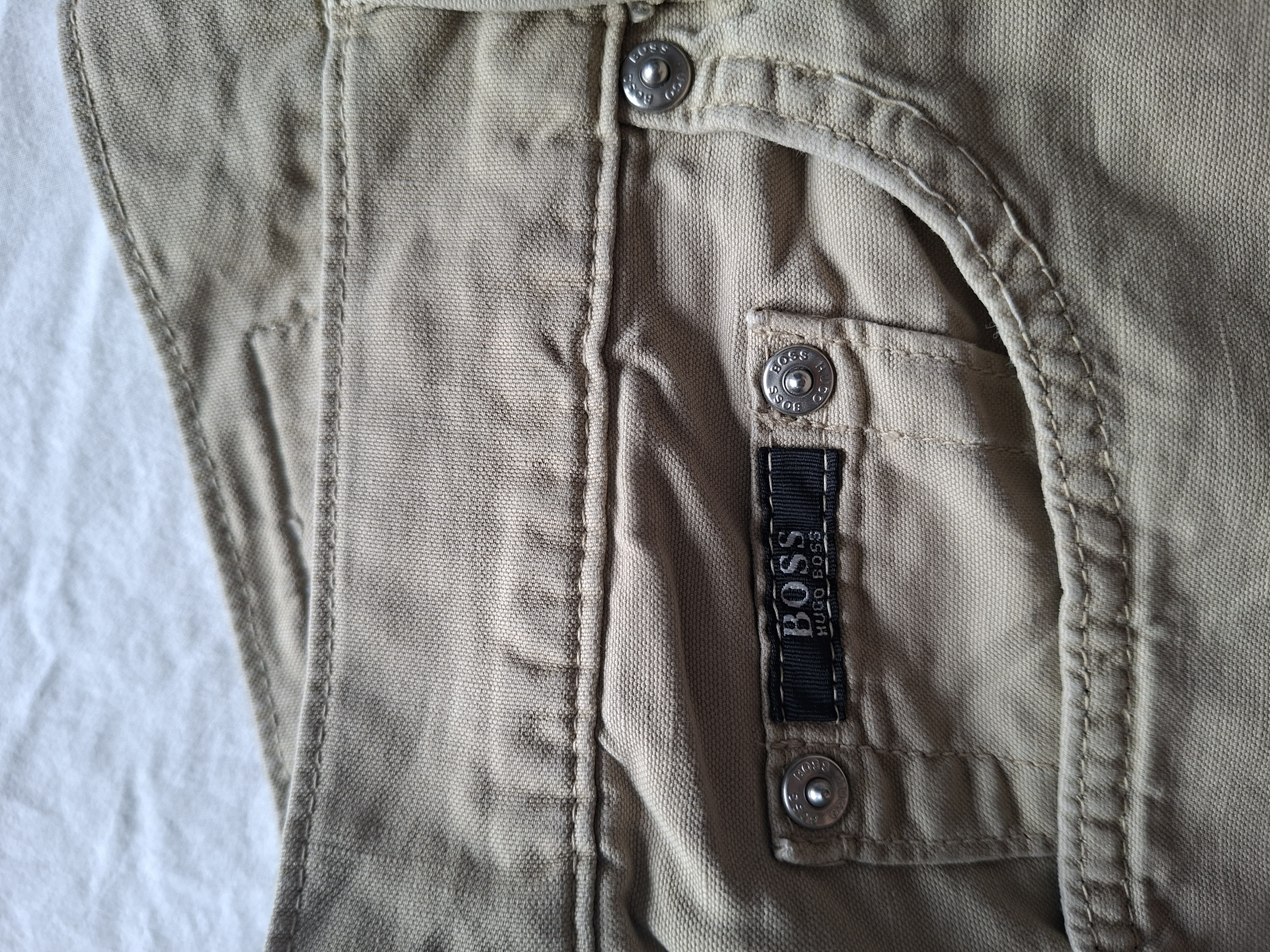 Hugo Boss Texas heren chino zand maat 34/34
