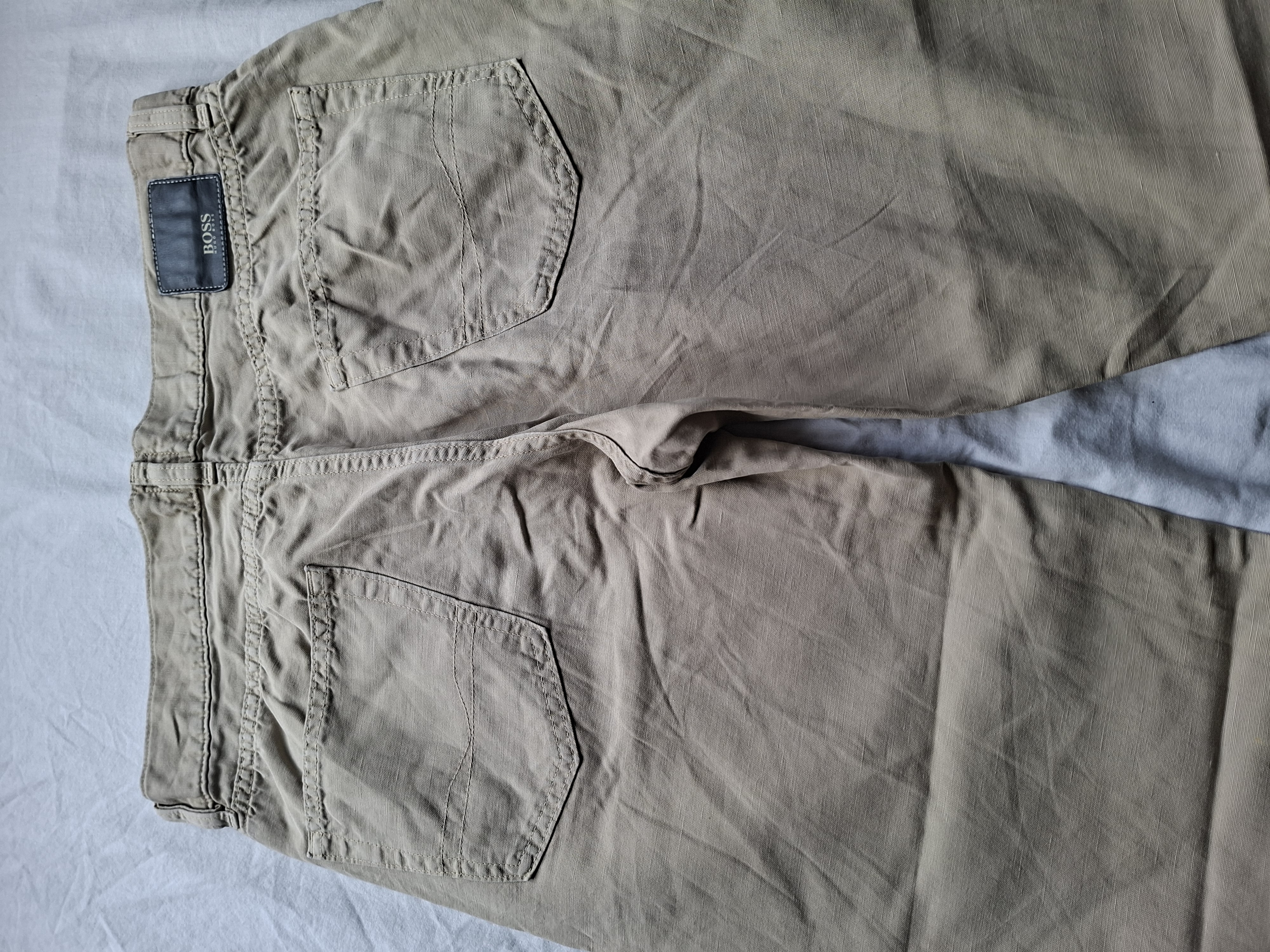 Hugo Boss Texas heren chino zand maat 34/34