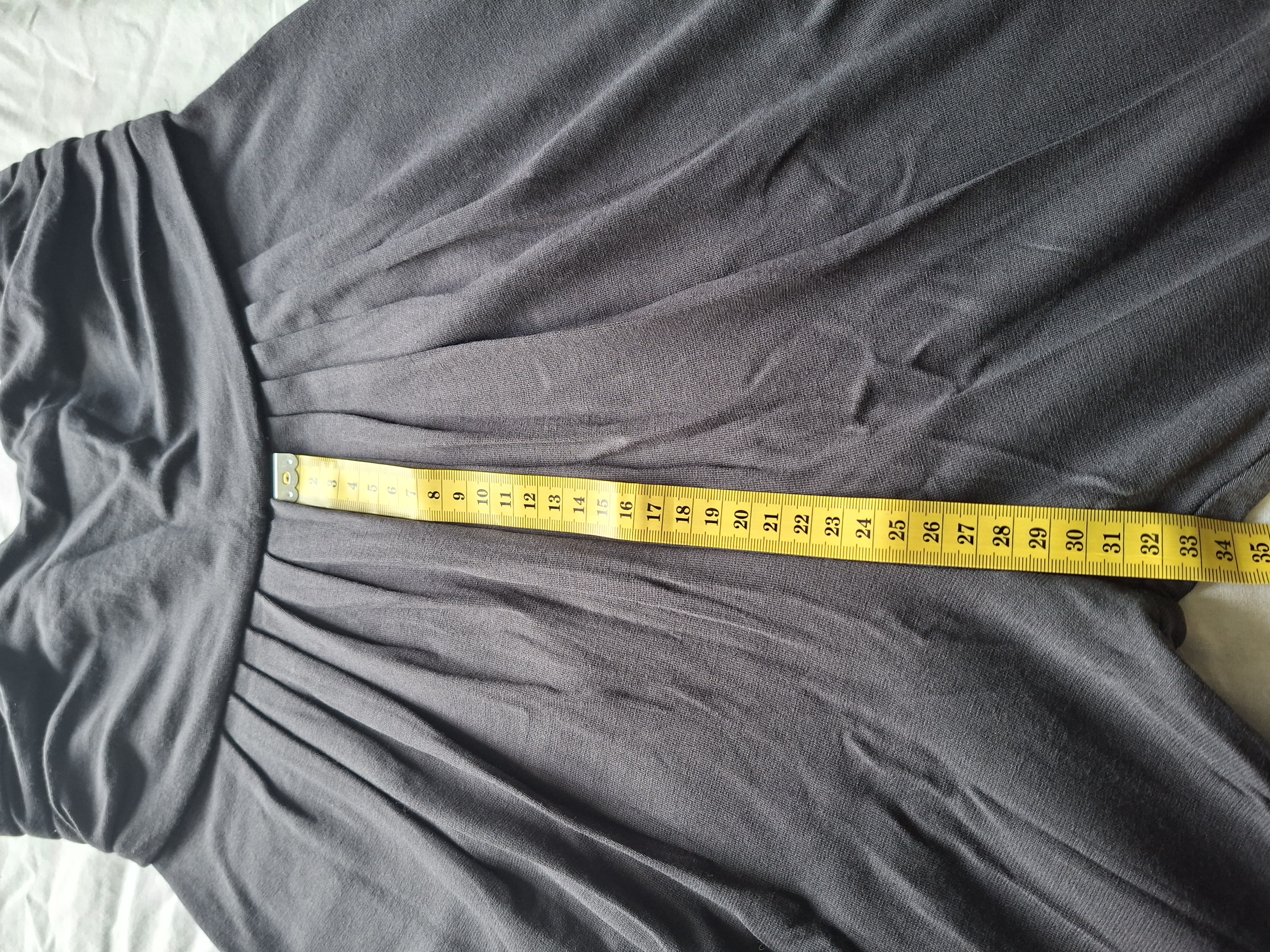 Stills antraciet wide leg broek met omgeslagen tailleband