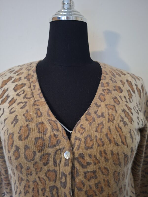 Mango Suit vest met panterprint