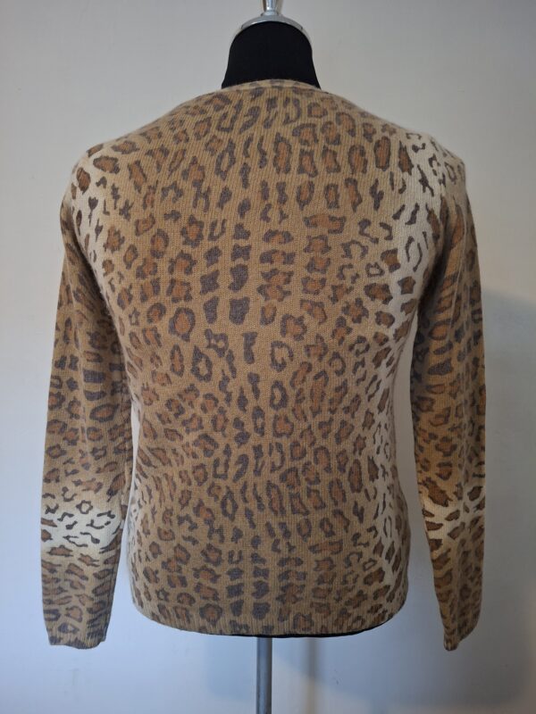 Mango Suit vest met panterprint