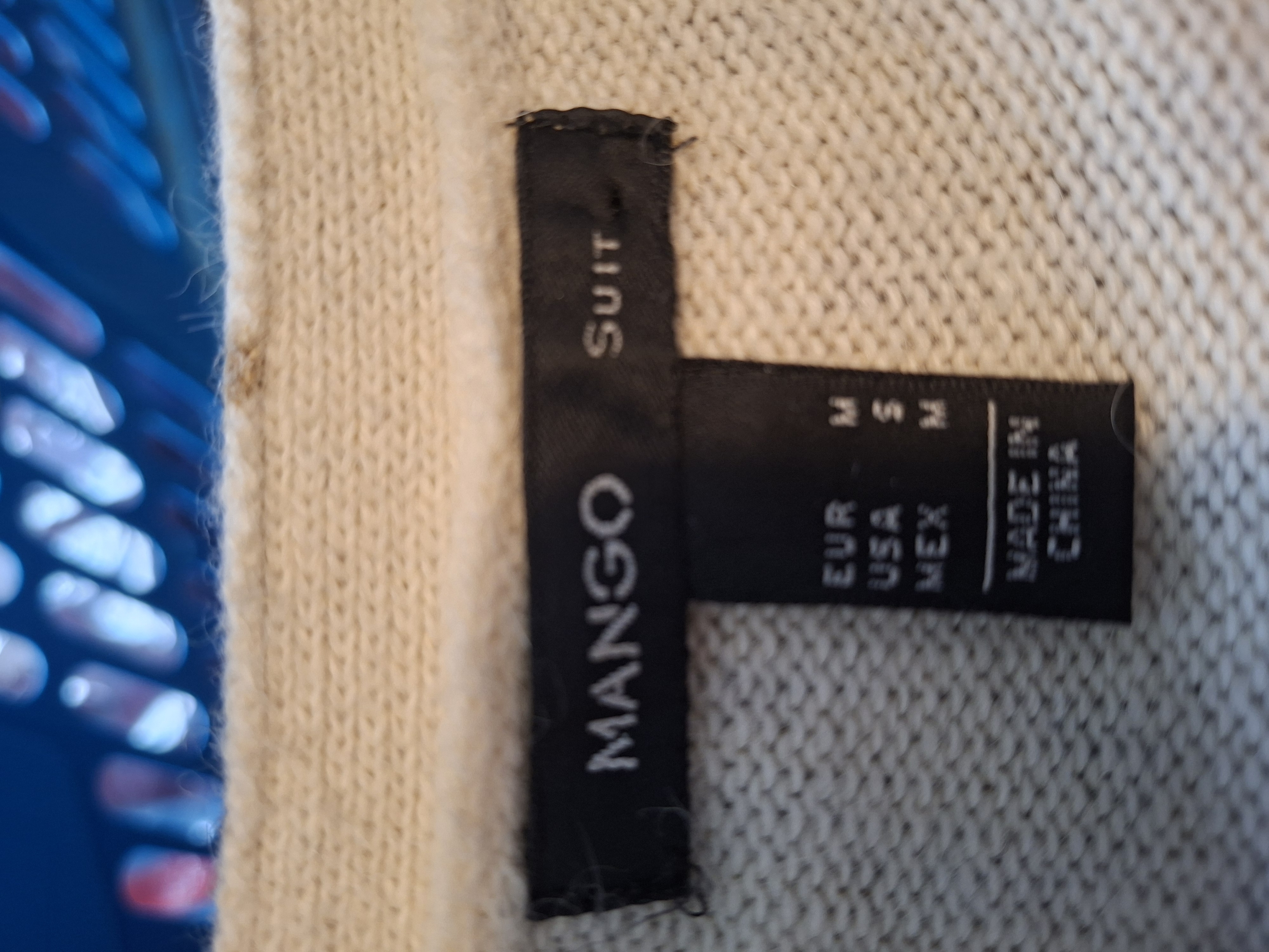 Mango Suit vest met panterprint