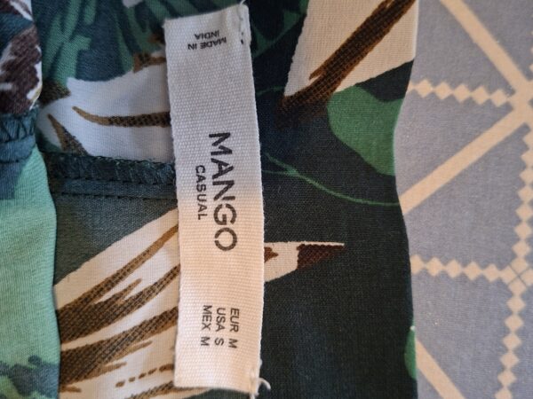 Mango Korte Broek met Tropische Print - Maat M