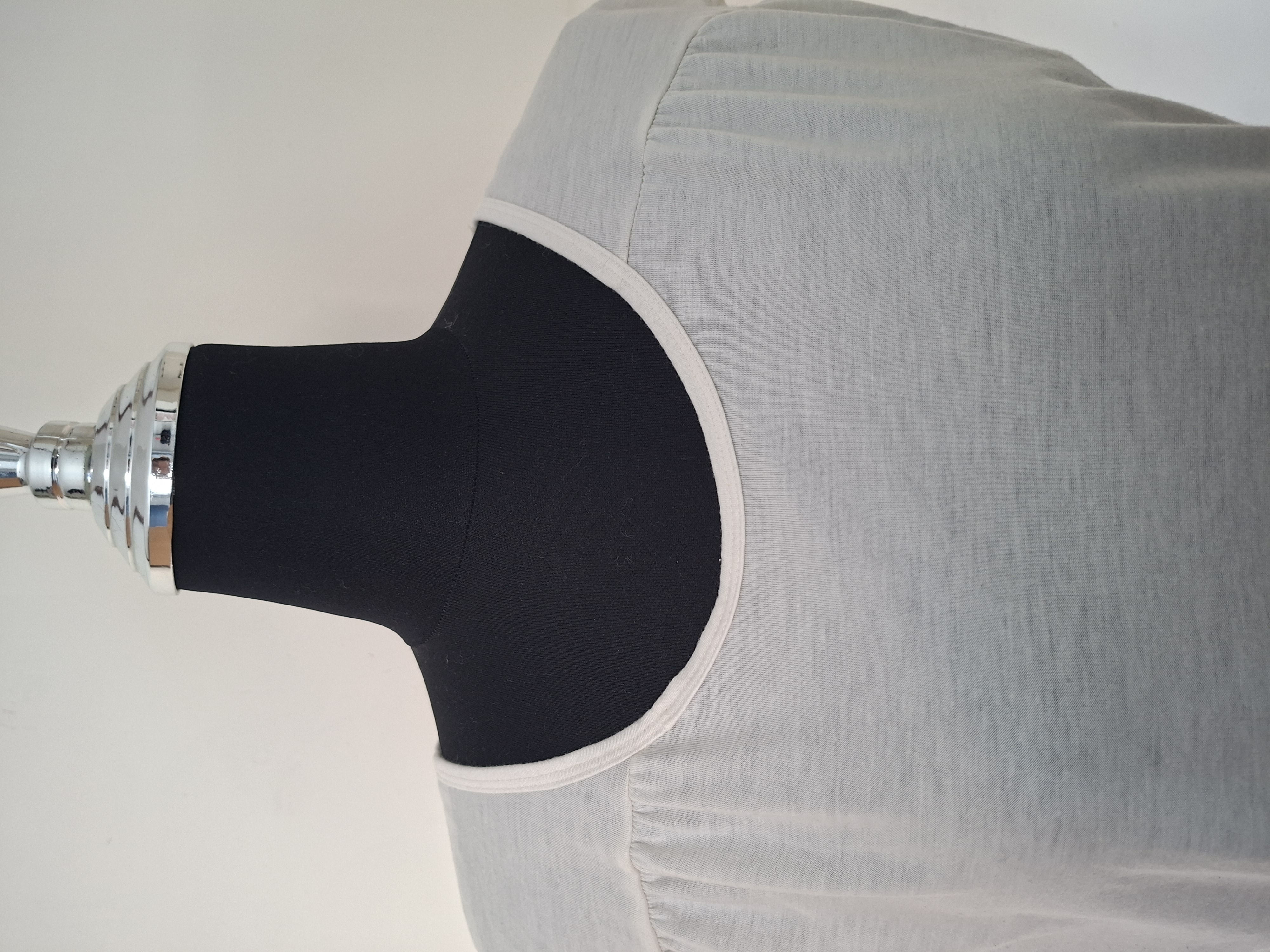 Witte top met plooitjes