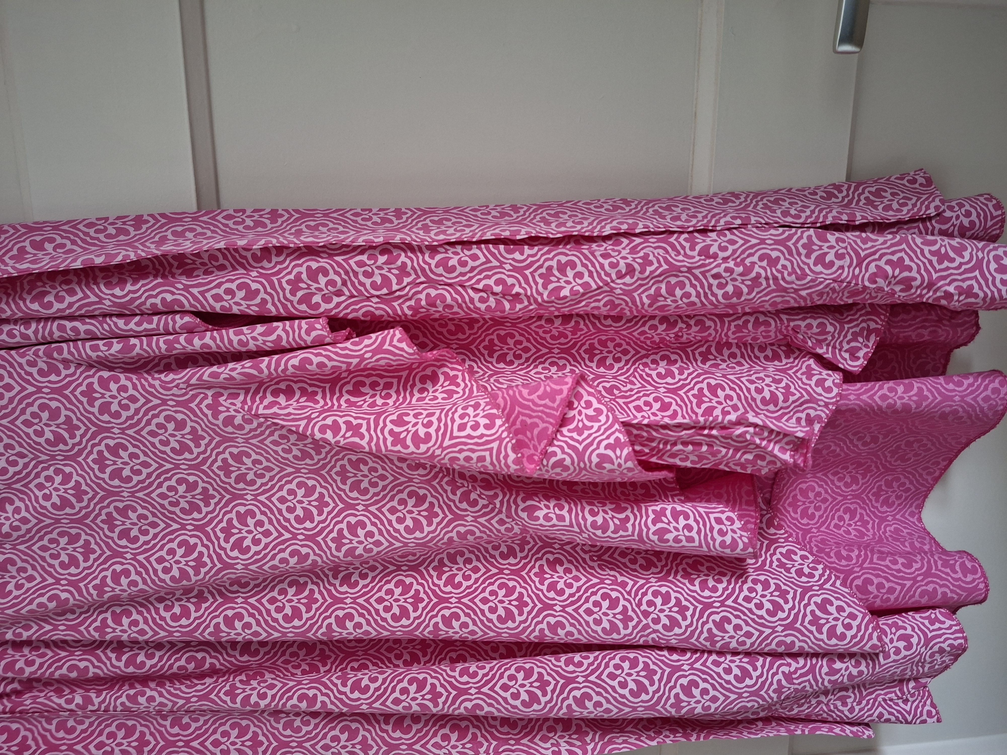 Hastar midi rok met print en ruches